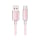 Kabel USB USAMS Kabel US-SJ658 6A USB-A do USB-C 1,2m różowy
